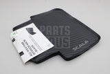Skoda Scala 2019-on rear all weather rubber floor mats 657061512