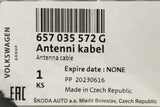 Skoda Kamiq Scala 2019-on aerial wiring 657035572G