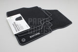 Skoda Enyaq 2021-on RHD prestige textile floor mats set 5LG061270A