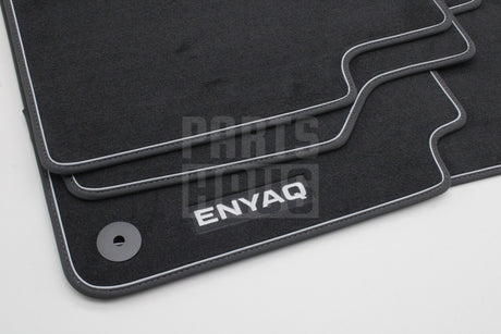 Skoda Enyaq 2021-on RHD prestige textile floor mats set 5LG061270A
