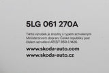 Skoda Enyaq 2021-on RHD prestige textile floor mats set 5LG061270A