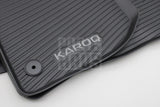 Skoda Karoq 2018-on RHD front all weather floor mats 57C061502A