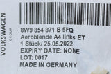 Audi A4 S4 RS4 2016-25 rear boot lid side spoiler (left) 8W9854871B 5F