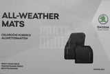 Skoda Karoq 2018-on RHD front all weather floor mats 57C061502A