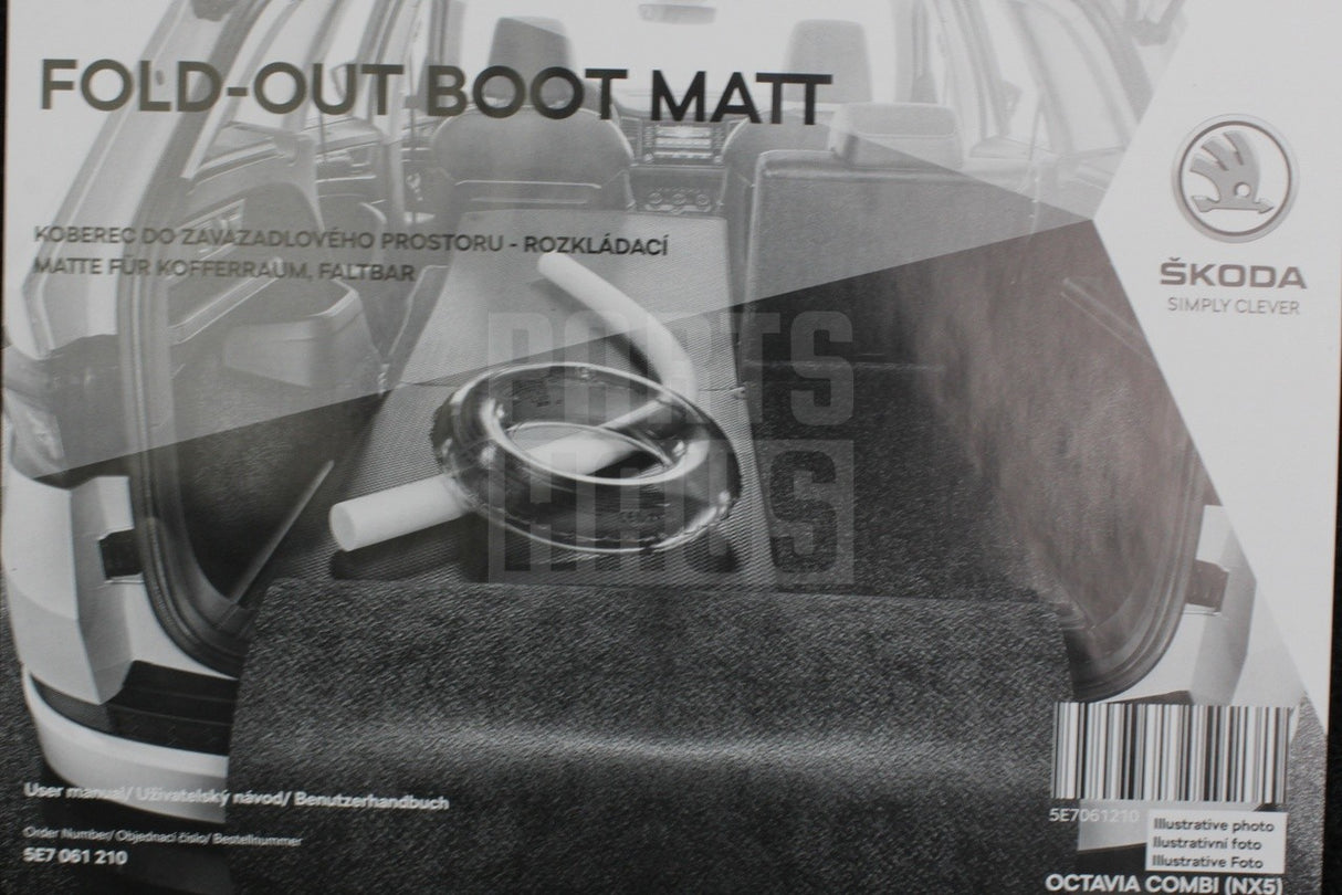 Skoda Octavia Estate 20-on double sided boot liner (variable) 5E7061210