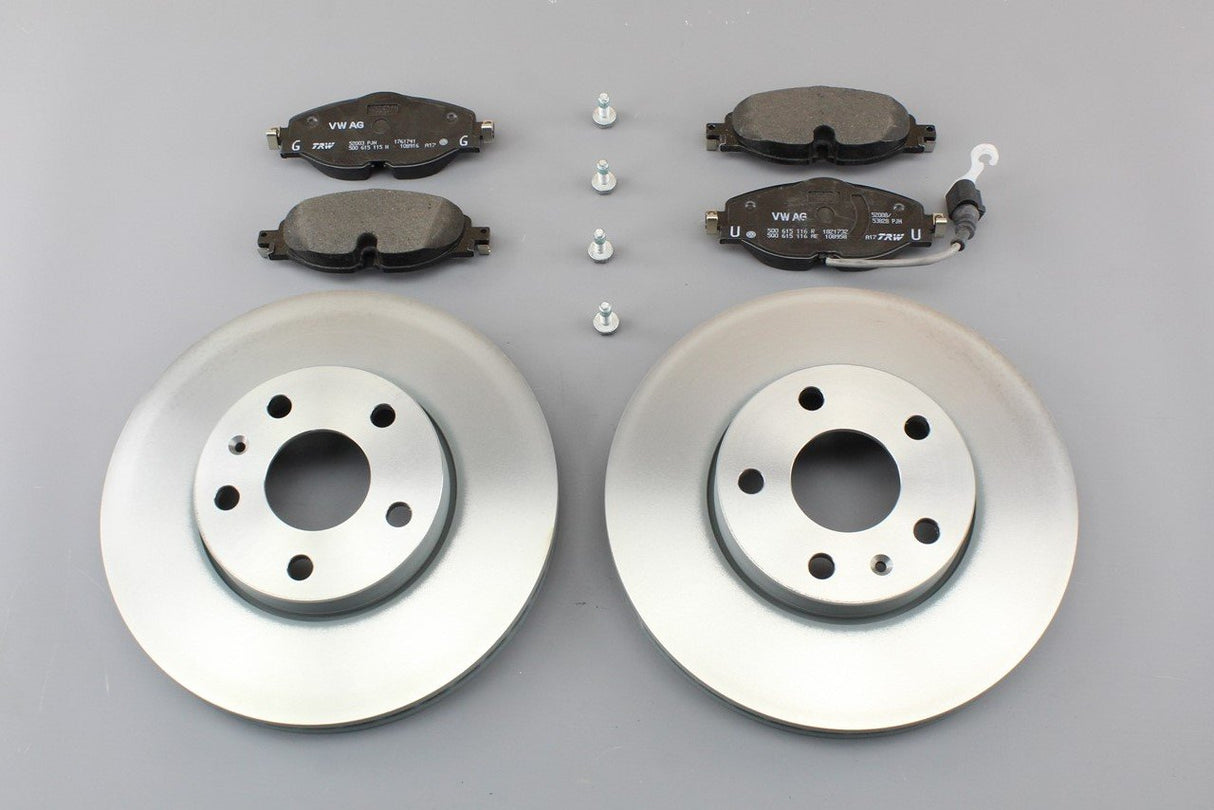 VW Golf MK7 2013-16 Front brake discs and pads 288x25mm JZW698302AH