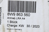 Audi A4 S4 RS4 2016-2025 parcel shelf cover drive mechanism 8W9863560