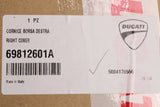 Ducati Multistrada V4 2021-on pannier lid cover (right) 69812601A