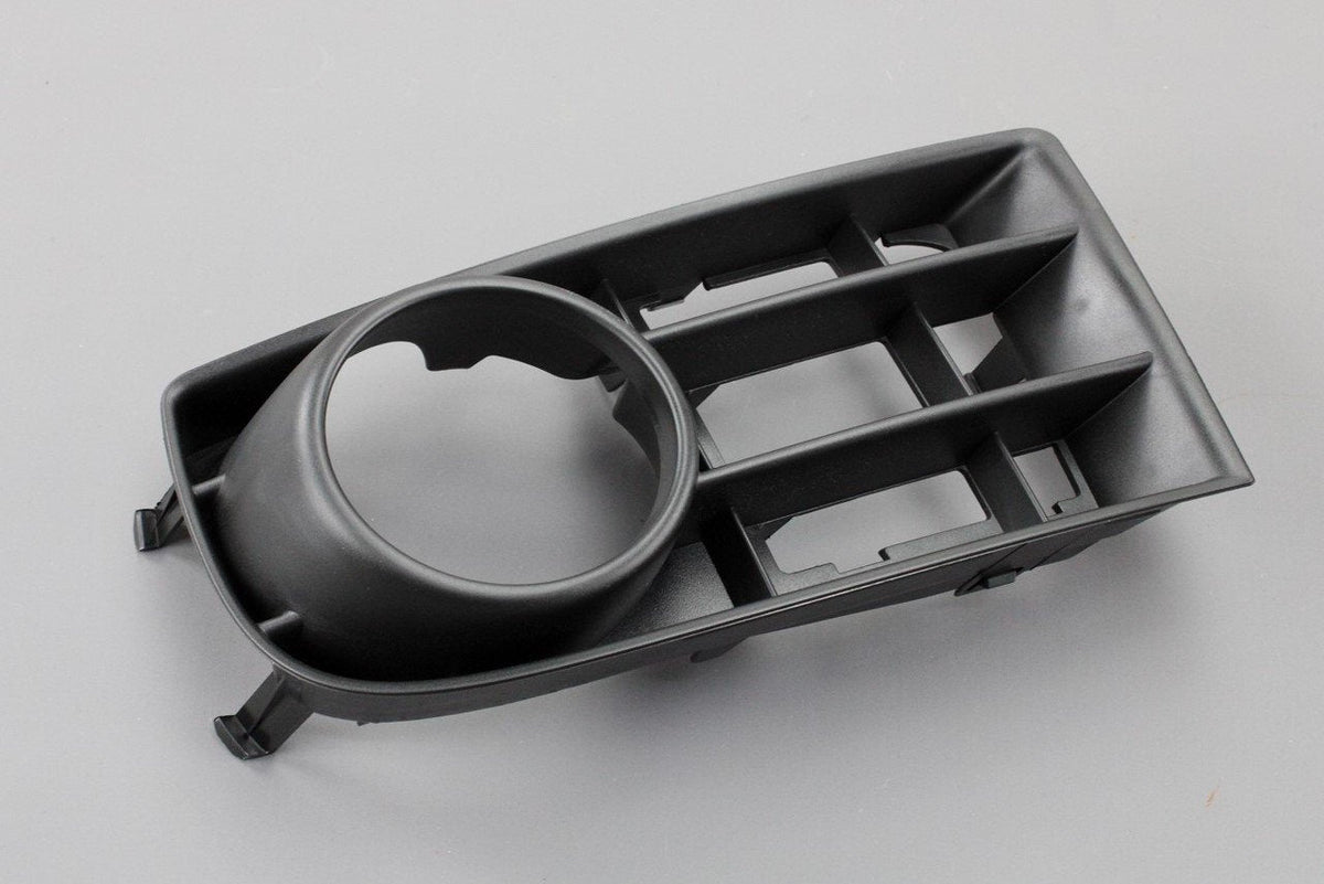 VW Golf MK5 front left lower fog light grille satin black 1K0853665C 9B9, view 1