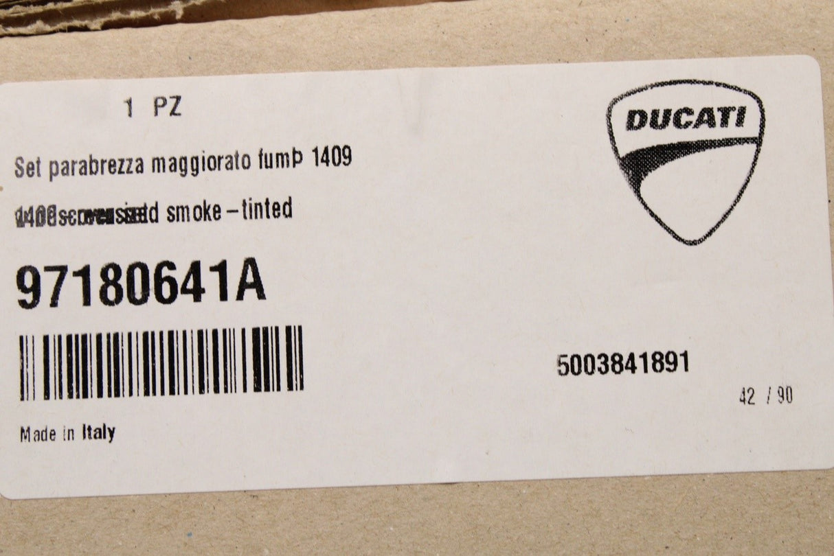 Ducati Panigale V2 V4 oversized headlight fairing (smoked) 97180641A