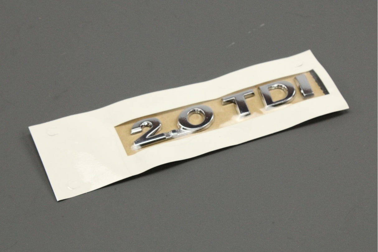VW Scirocco Passat B7 CC rear 2.0 TDI lettering badge 3AA853675E 739