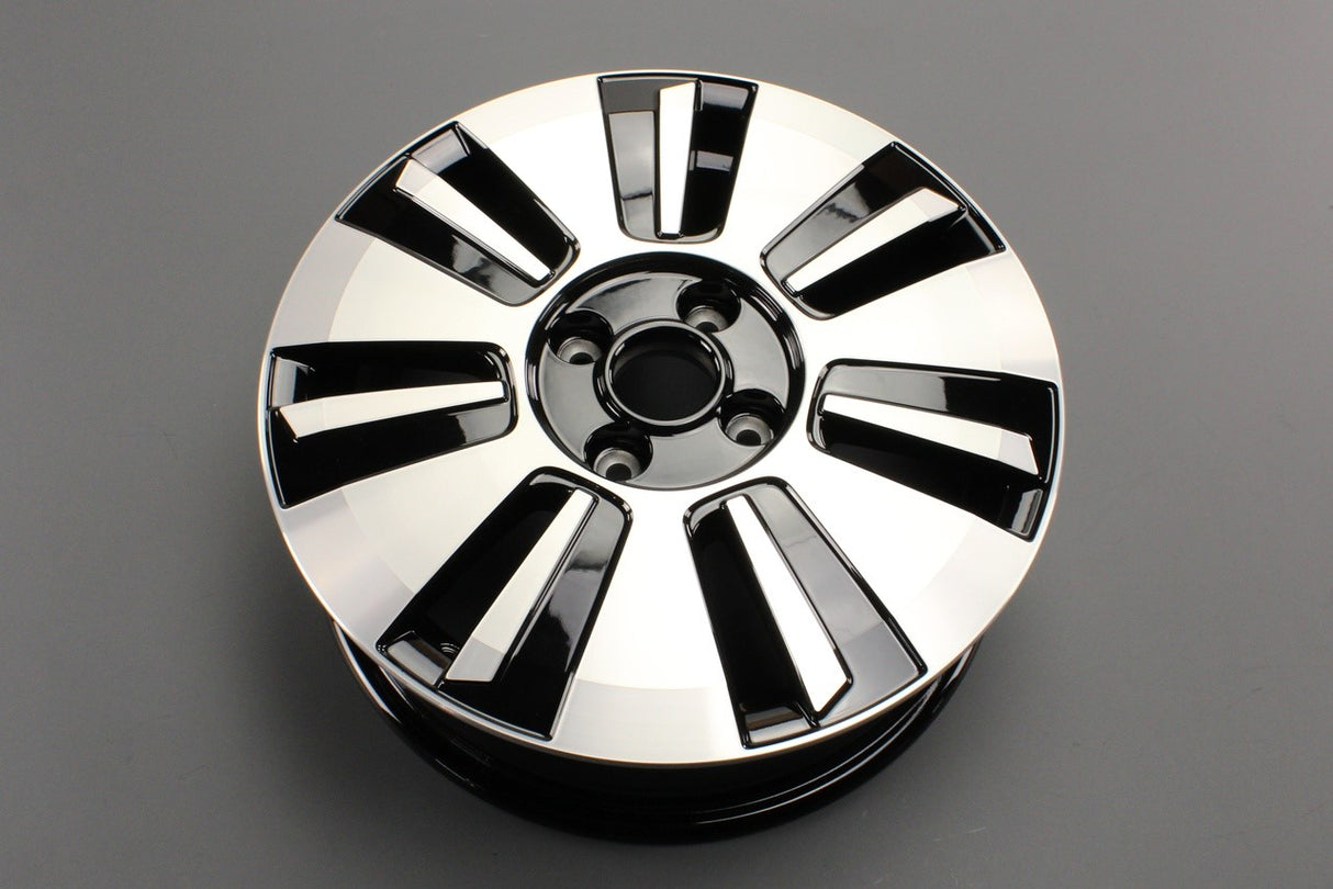 VW Up! 2014-on 15" single alloy wheel (black-glossy) 1S0601025AH FZZ