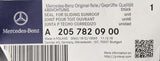 Mercedes-Benz C-Class E-Class panoramic sunroof centre seal A2057820900
