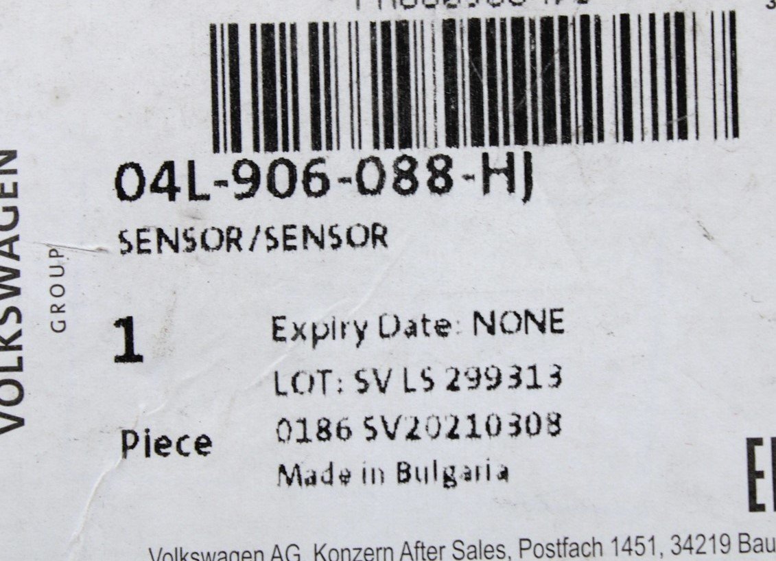 VW Crafter 2017-on exhaust gas temperature sensor 04L906088HJ