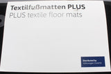 VW T-Roc Cabriolet 2020- carpet floor mat set RHD black 2GR061404 WGK