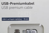 VW Volkswagen USB-C to Apple Lightning iPhone cable 70cm 000051446BB