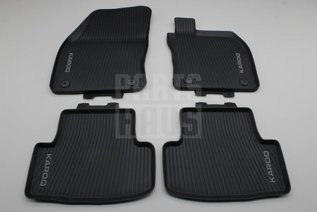 Skoda Karoq 18-on RHD all weather floor mats set 57C061502A / 57A061512A
