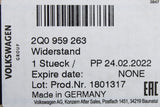 VW Polo AW T-Cross SEAT Ibiza Arona heater blower fan resistor 2Q0959263