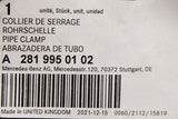 Smart exhaust pipe clamp A2819950102