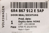 VW Polo 6R 6C 2013-2018 inner door seal (front right) 6R4867912E 5AP