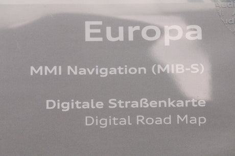 Audi A3 S3 RS3 8V 2013-2016 navigation document europe 8V0051866S