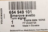 Skoda Kamiq Scala 2019-on wing mirror indicator (left) 654949101