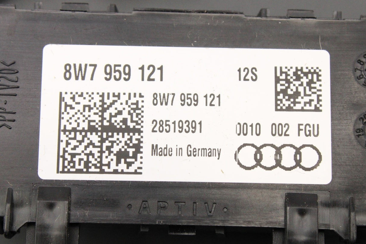 Audi A5 Cabriolet 2017-on anti-theft alarm sensor (left) 8W7959121
