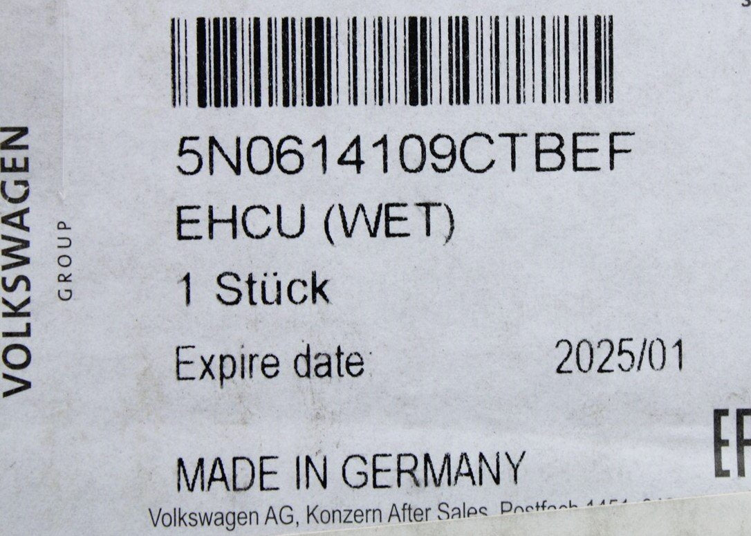 VW Sharan SEAT Alhambra 16-on ABS unit (filled & vented) 5N0614109CT BEF