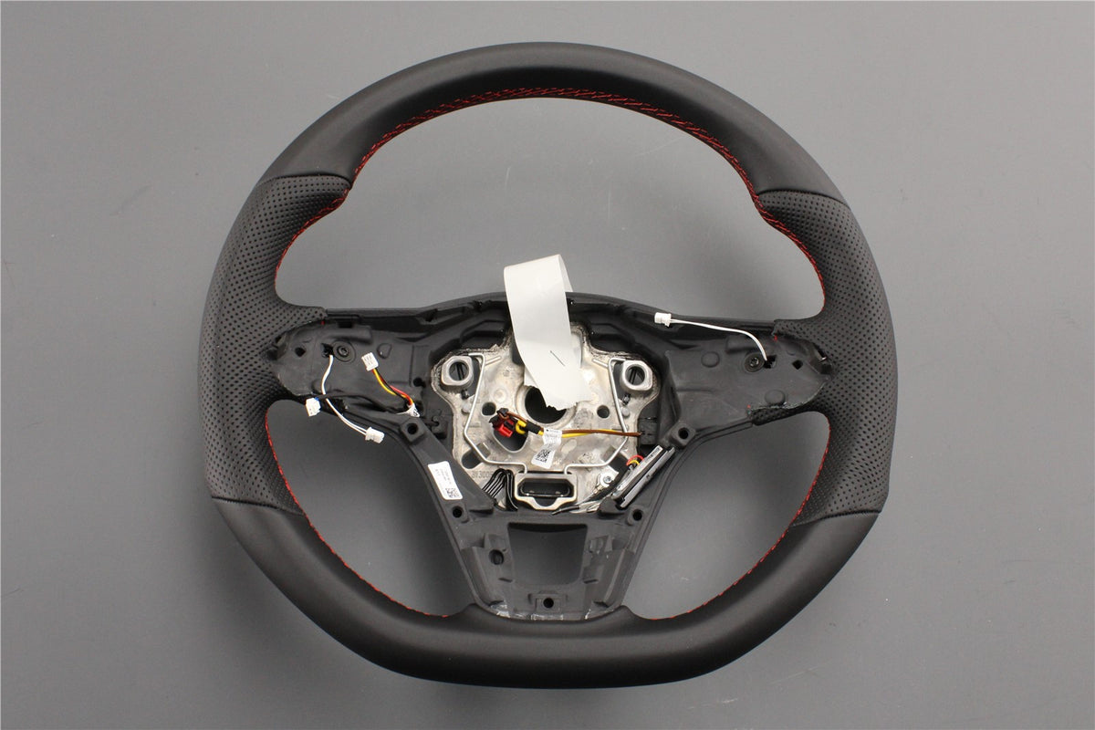 VW Golf GTI MK8 2020-on leather steering wheel 5H0419093B YFE, view 1