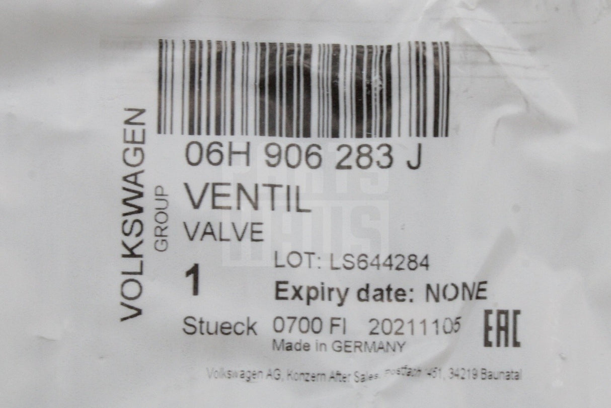 VW Golf Audi Skoda SEAT 1.8 2.0 TSI air intake control valve 06H906283J