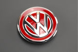 VW Up! 2017-on alloy wheel centre cap x1 (red) 1S0601149D GQF