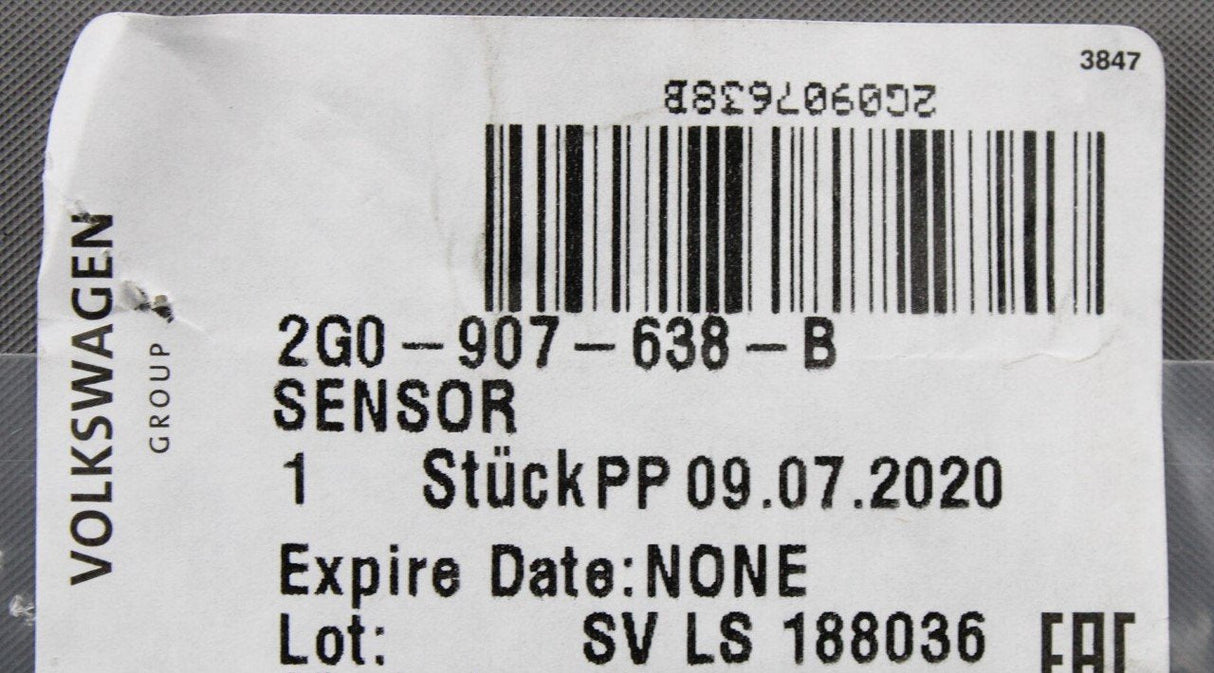 VW Polo AW T-Cross daytime running light sensor 2G0907638B