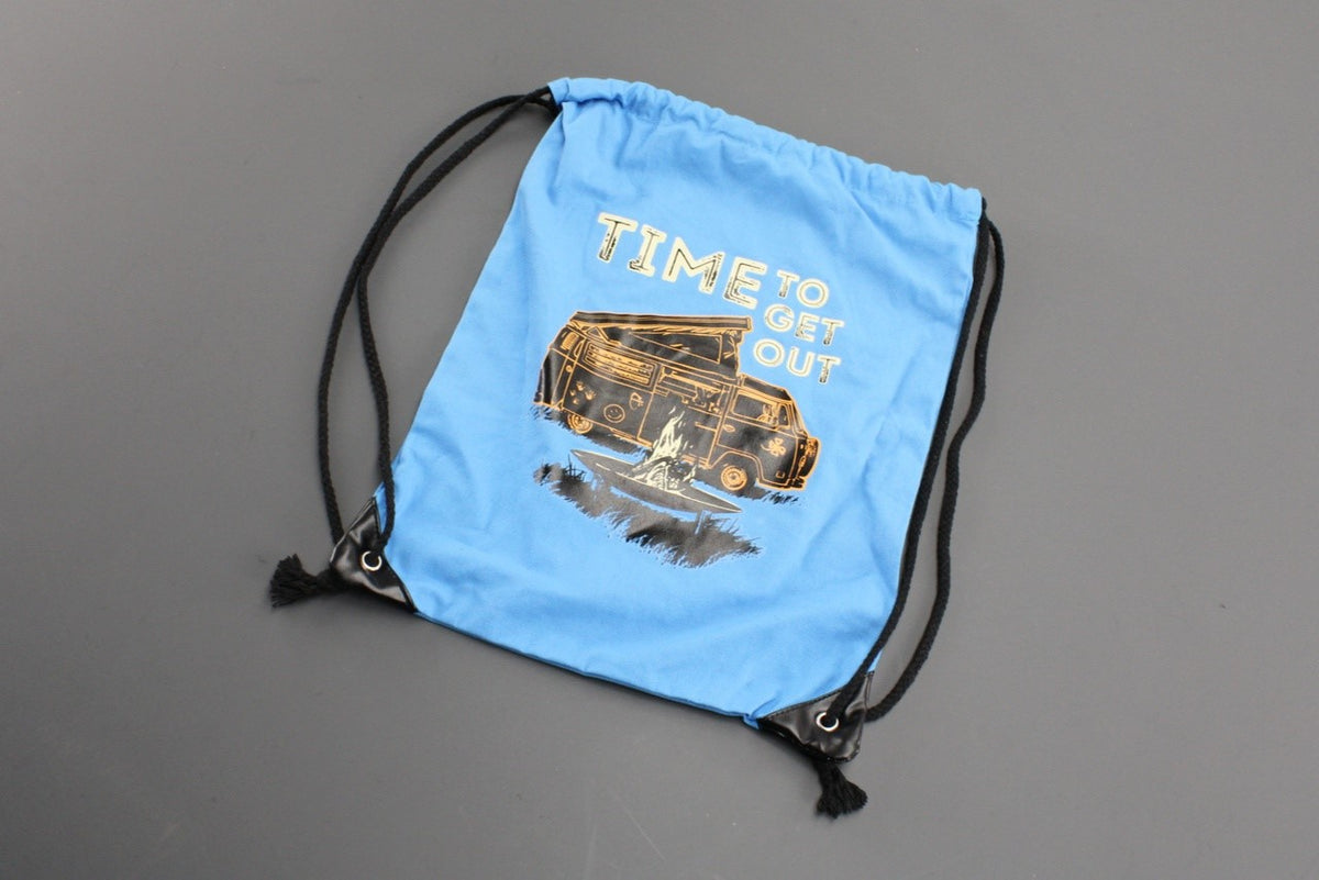 VW drawstring bag with classic camper print 7E9087318, view 1