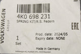 Audi A4 A5 A6 A7 Q5 rear brake pad retaining clip springs 4K0698231