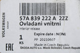 Skoda Karoq 2018-on rear interior door handle (right) 57A839222A 2ZZ