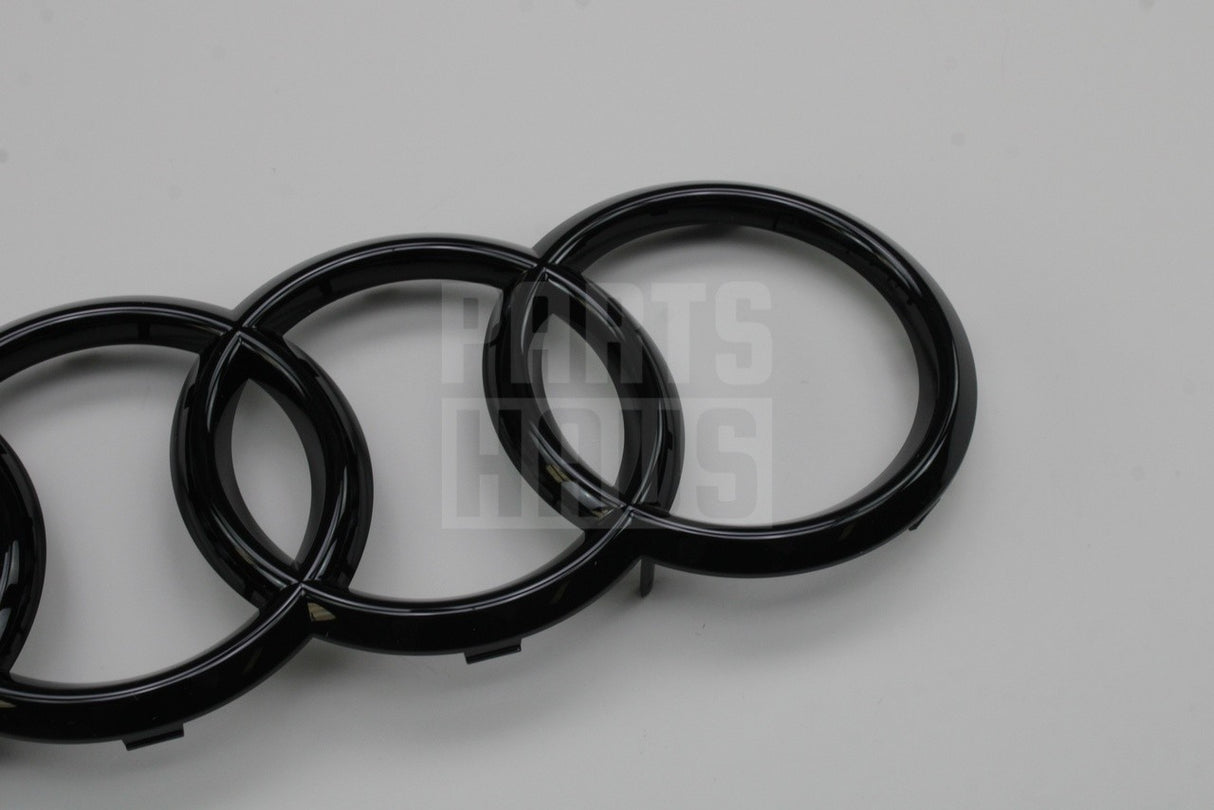 Audi Q8 RSQ8 A8 S8 front grille badge emblem gloss black 4N0853605 T94