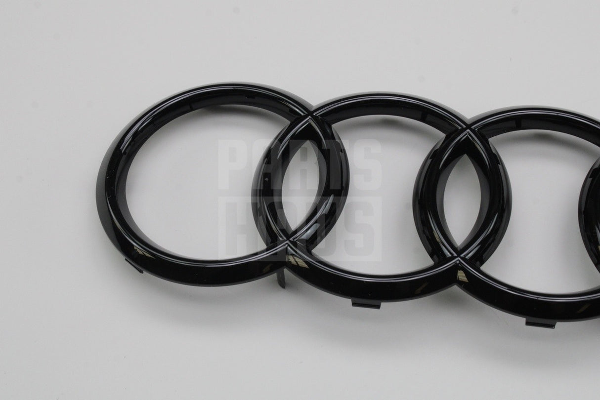 Audi Q8 RSQ8 A8 S8 front grille badge emblem gloss black 4N0853605 T94