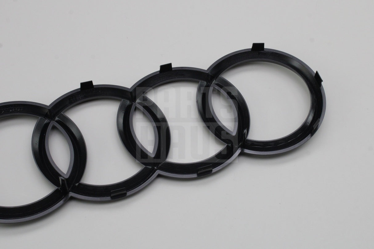 Audi Q8 RSQ8 A8 S8 front grille badge emblem gloss black 4N0853605 T94