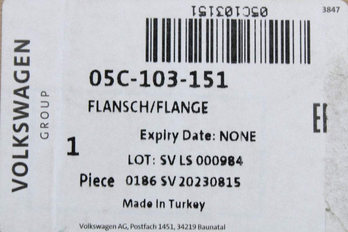 VW Polo AW Audi Skoda SEAT 1.0 TSI front crankshaft oil seal 05C103151