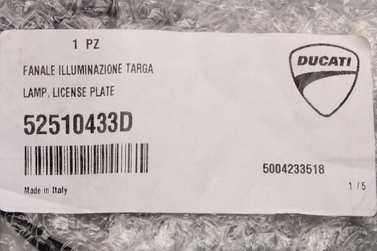 Ducati Multistrada Monster DesertX number plate light 52510433D
