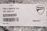 Ducati Multistrada Monster DesertX number plate light 52510433D