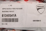 Ducati Monster S2R S4R 2003-2008 rear brake pads 61340541A