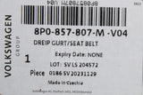 Audi A3 S3 RS3 2009-13 centre rear 3 point seat belt 8P0857807M V04