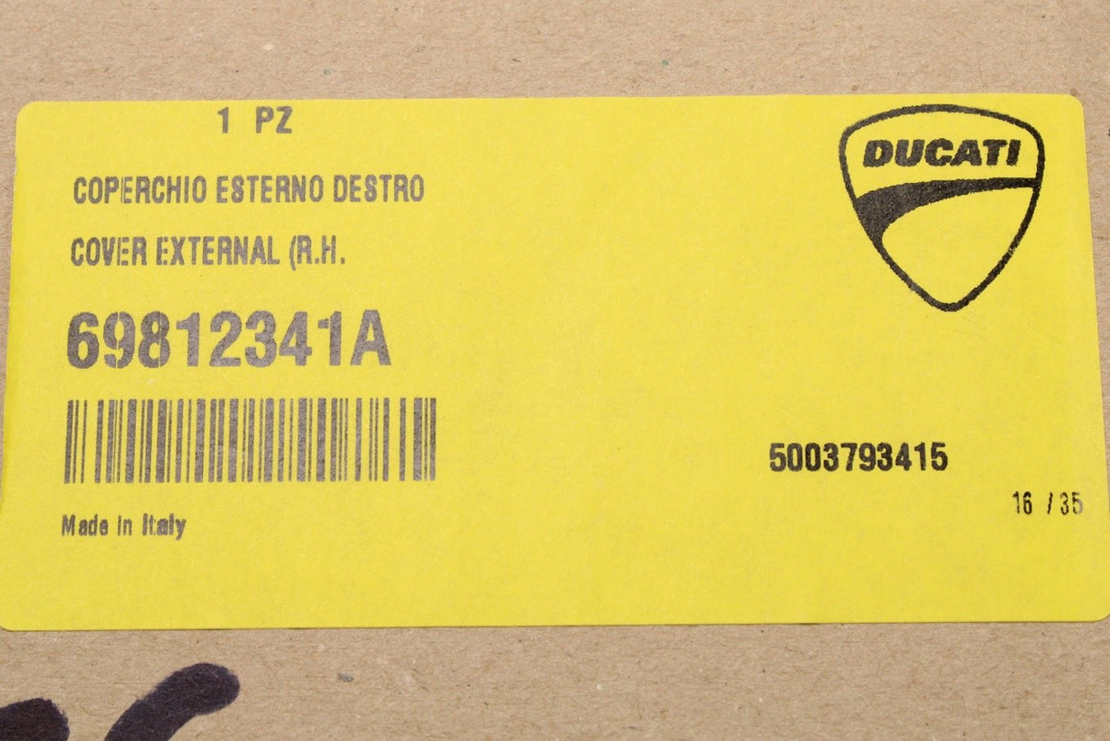 Ducati Multistrada 2015-2024 pannier lid cover (right) 69812341A