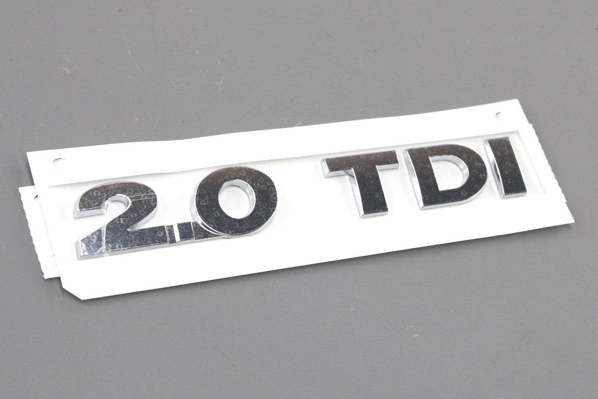 VW Golf MK6 Caddy Eos Tiguan 2.0 TDI rear lettering badge 5K0853675Q 739