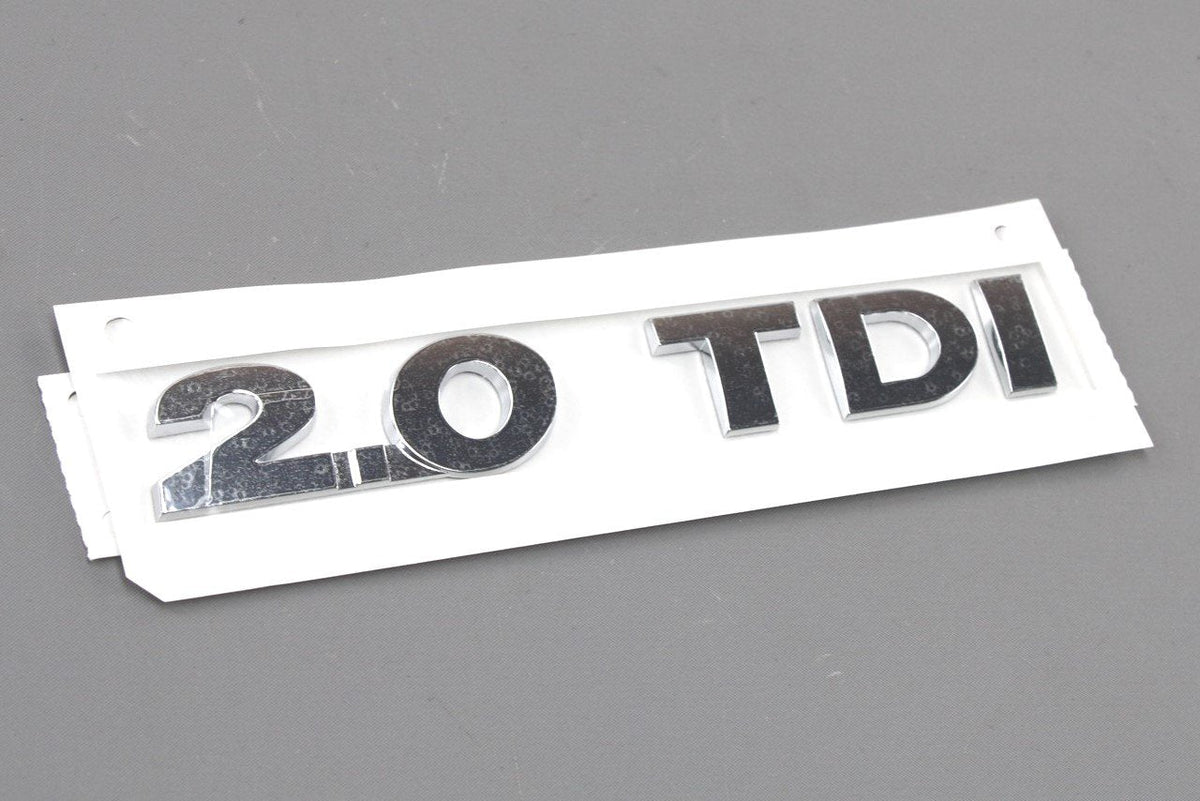 VW Golf MK6 Caddy Eos Tiguan 2.0 TDI rear lettering badge 5K0853675Q 739, view 1