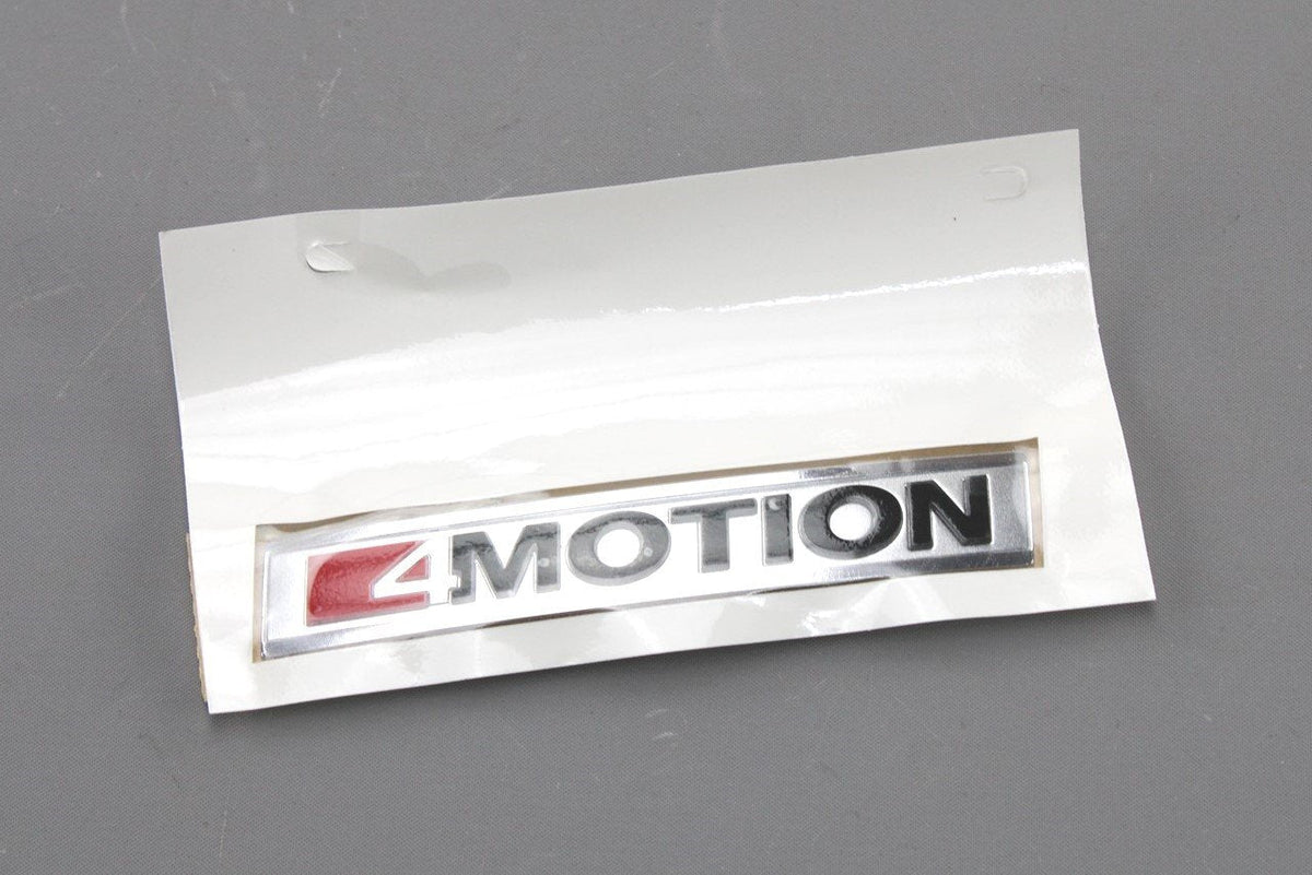 VW Tiguan 2012-16 rear tailgate boot lid 4motion badge 5N0853675P HQX, view 1