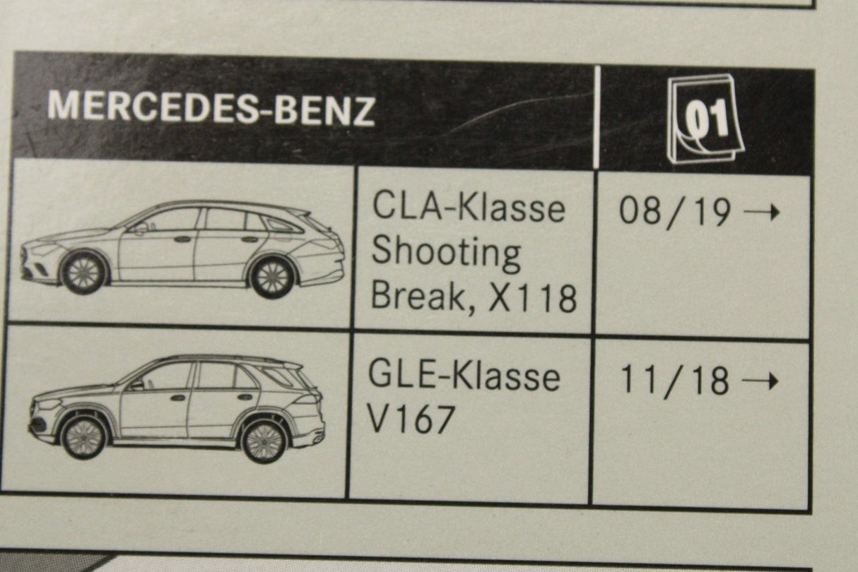 Mercedes-Benz CLA GLE wiper blade (rear) A1678205800