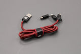 Jaguar accessory 3-in-1 woven USB cable JHPH429RDA