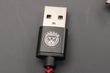 Jaguar accessory 3-in-1 woven USB cable JHPH429RDA
